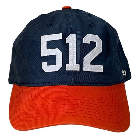 "512" Area Code - Adjustable Cotton Baseball Cap by (code)word - Picture 1 of 15